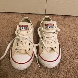 White converses size 2